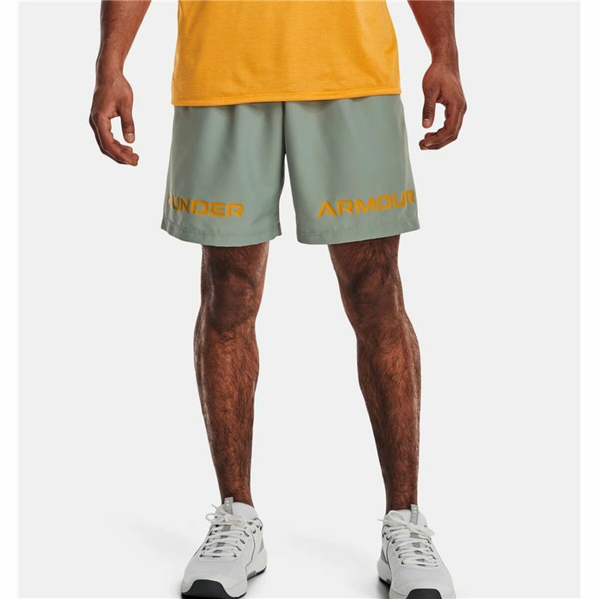 Men's Sports Shorts Under Armour Woven Graphic Green Men