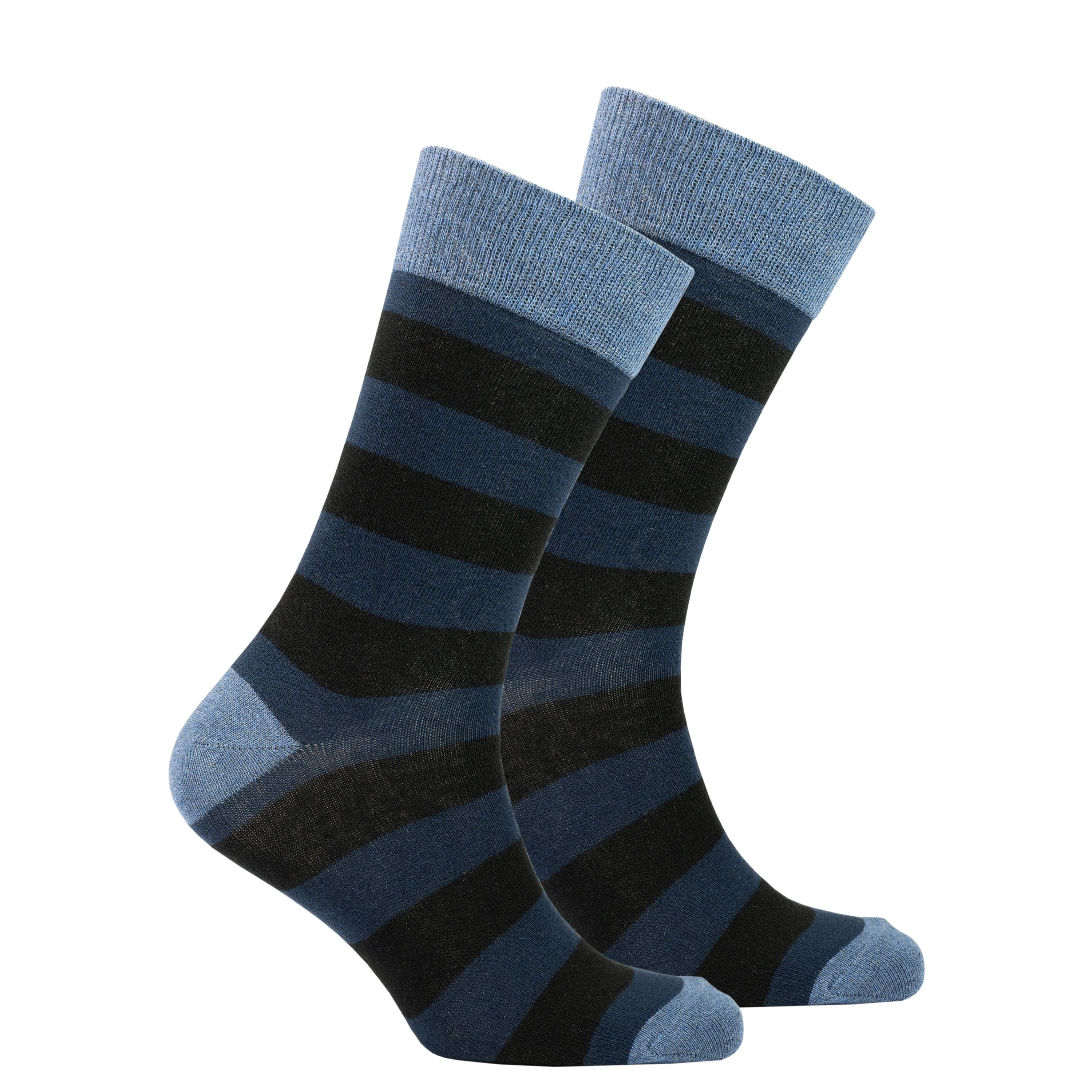 Men's Azure Stripe Socks