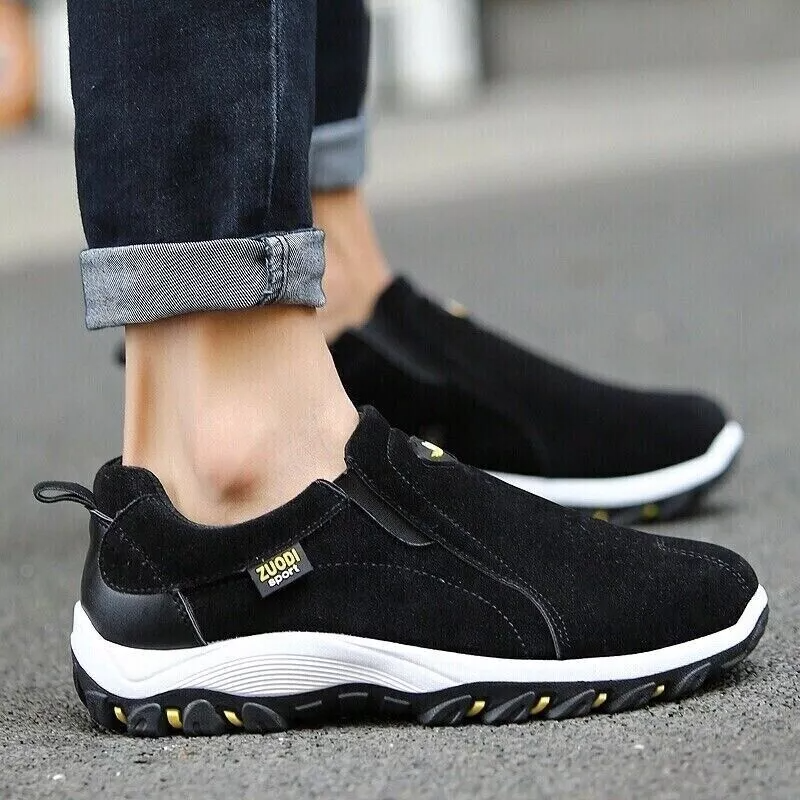 Men's Loafer Slip On Athletic Shoes Casual Walking Sneakers Outdoor