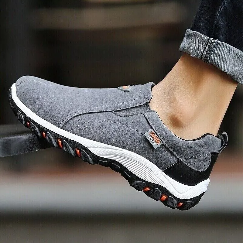 Men's Loafer Slip On Athletic Shoes Casual Walking Sneakers Outdoor