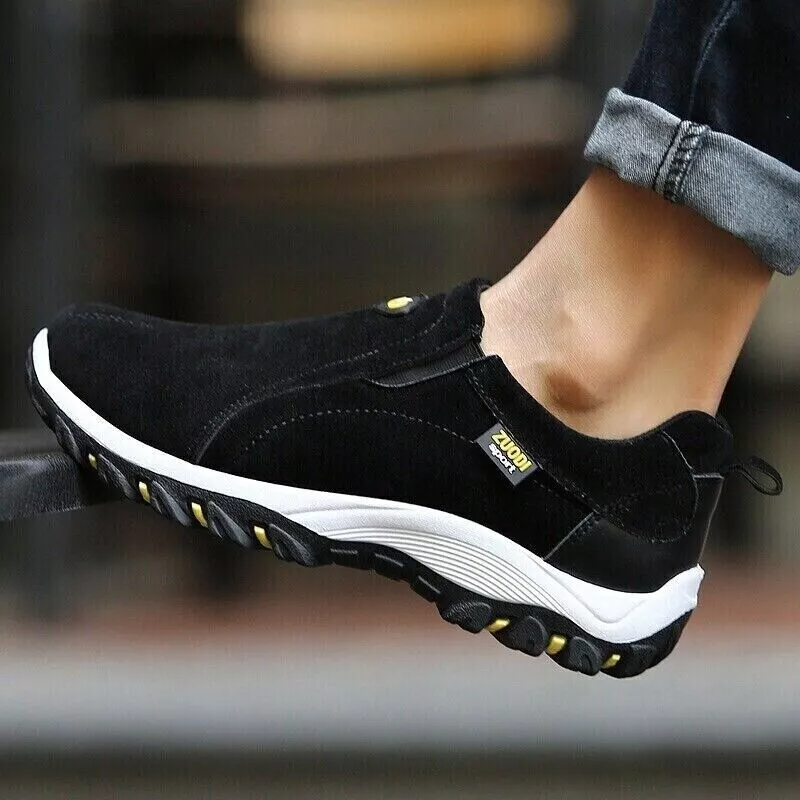 Men's Loafer Slip On Athletic Shoes Casual Walking Sneakers Outdoor