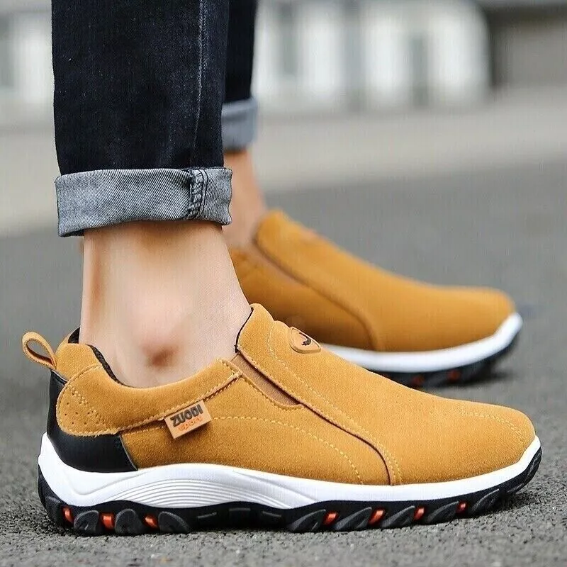 Men's Loafer Slip On Athletic Shoes Casual Walking Sneakers Outdoor