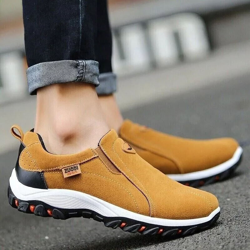 Men's Loafer Slip On Athletic Shoes Casual Walking Sneakers Outdoor