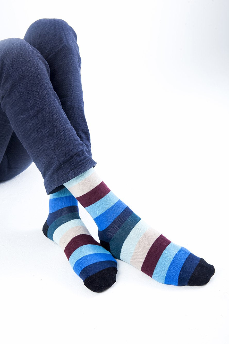 Men's Rainbow Stripes Socks