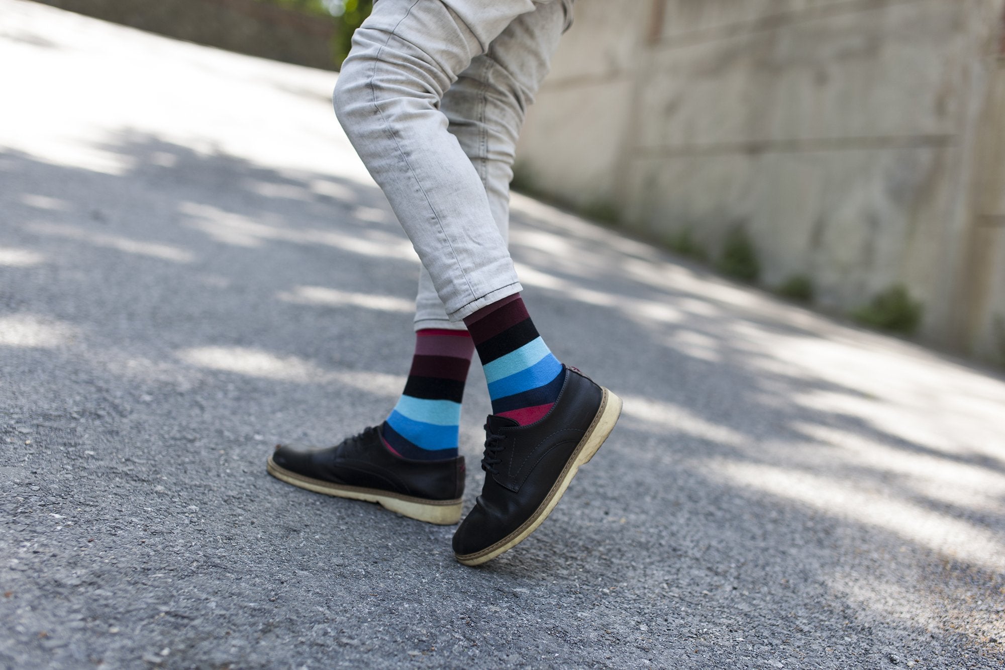 Men's Rainbow Stripes Socks