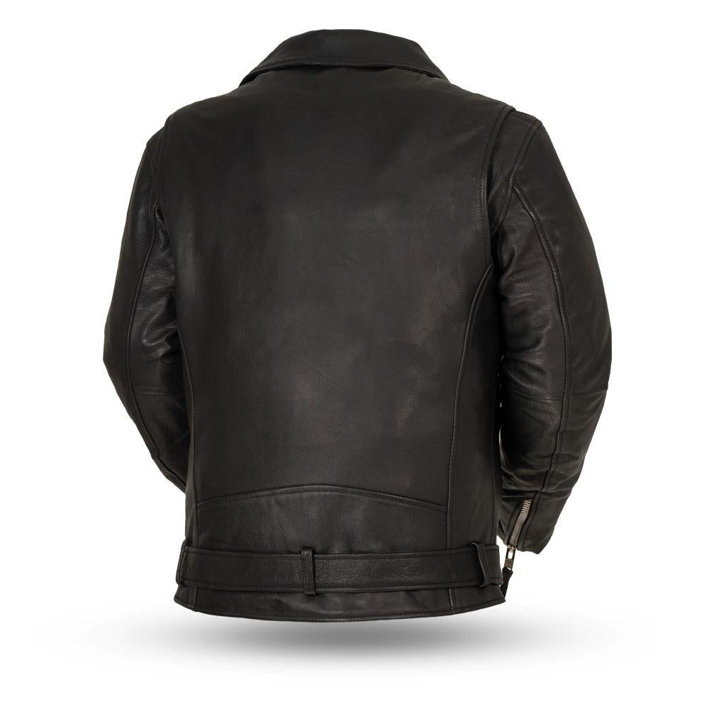 Fillmore - Men's Leather Motorcycle Jacket (Black)