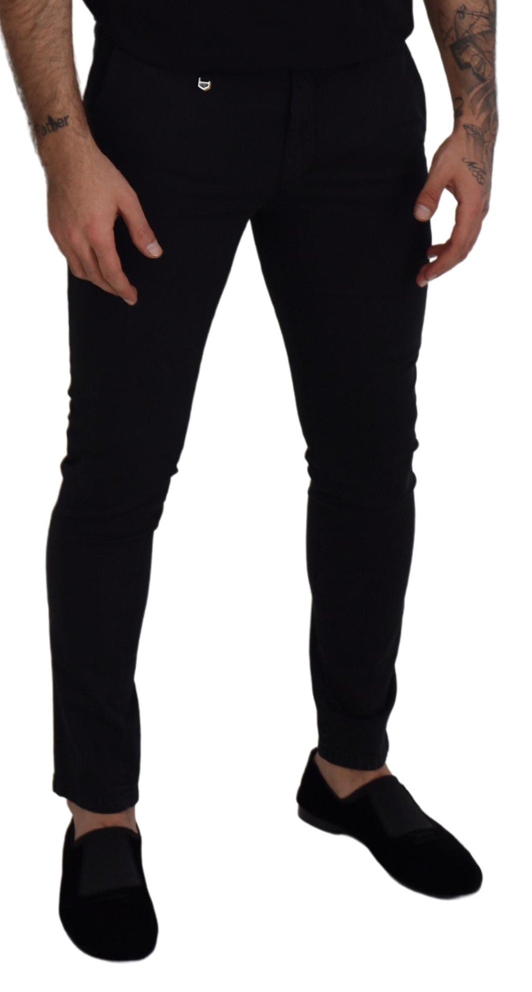 Antony Morato Black Mens Low Waist Slim Fit Pants