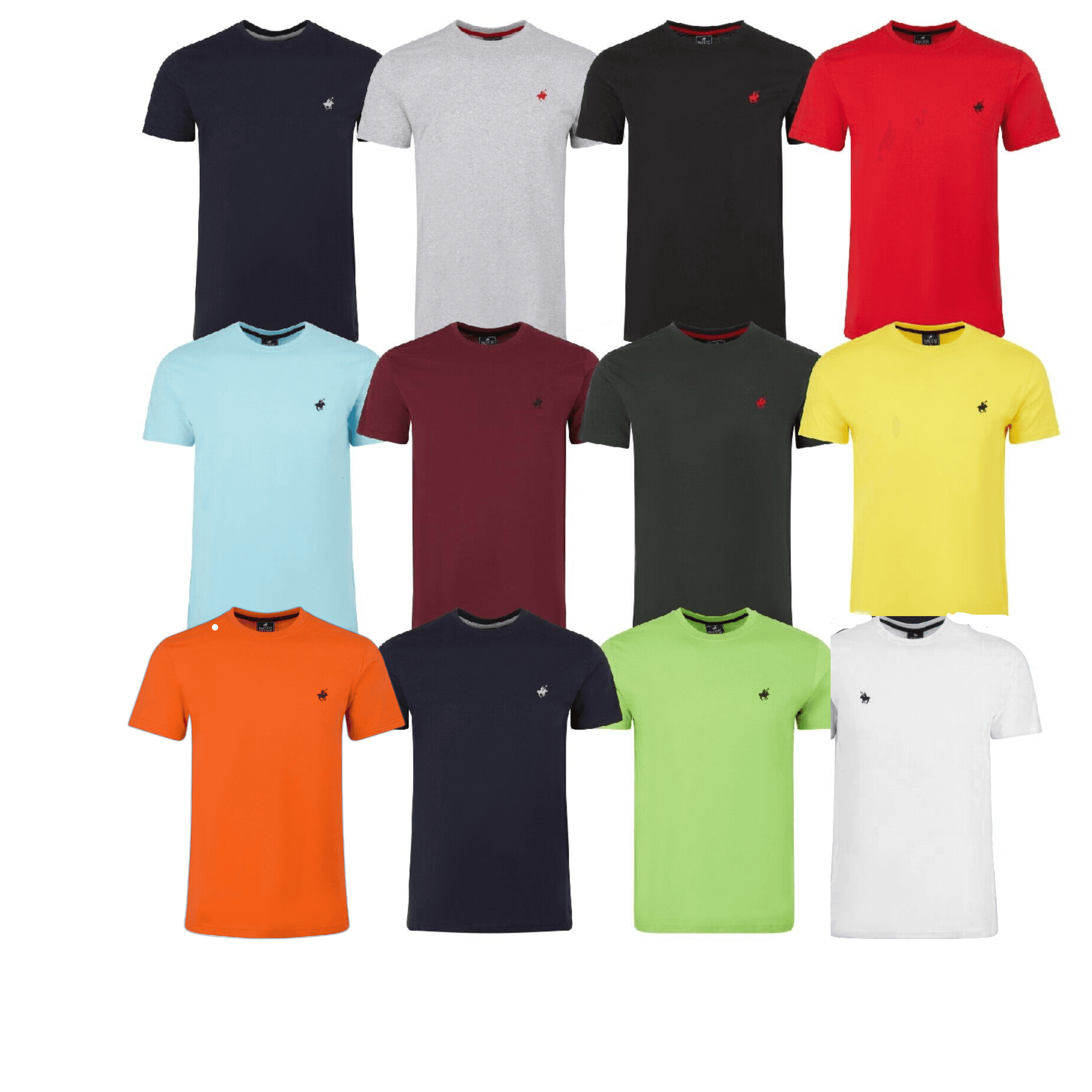 100% Cotton Men's Pacific Polo Club Short Sleeve T Shirts