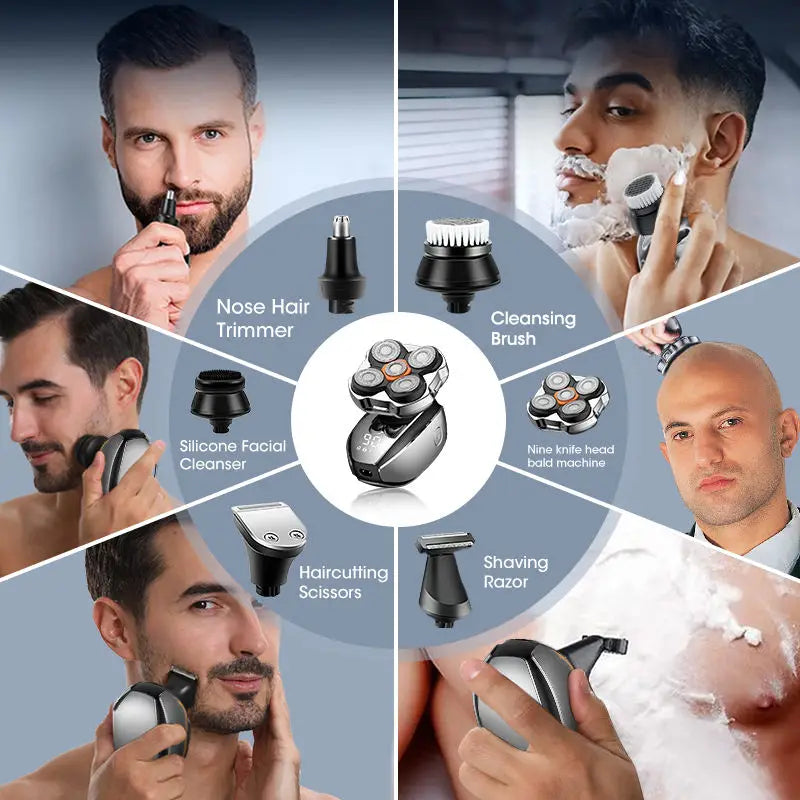 Head Shavers for Bald Men Shaver, 5 in 1 Electric Razor with