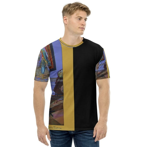 Men's T-shirt Fashion Gold Black Graphic Designs Sharon Tatem Fashions