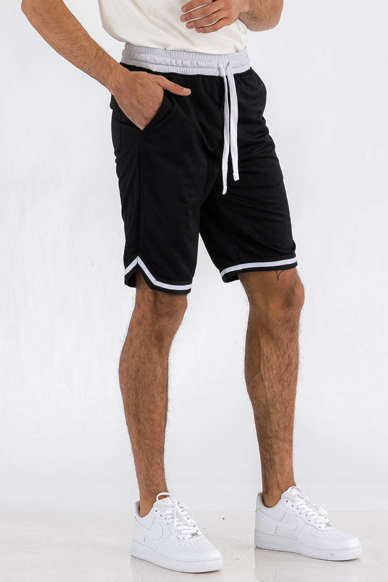 Mens Striped Basketball Active Jordan Shorts