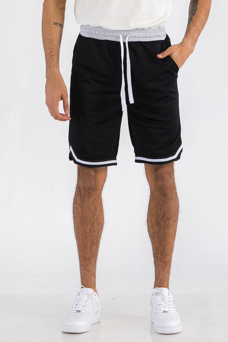 Mens Striped Basketball Active Jordan Shorts